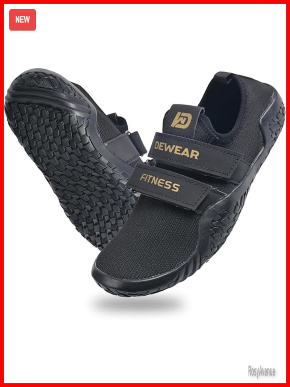 Weight Lifting Shoes for Deadlifting Crossfit Powerlifting Rubber Non-Slip Sole